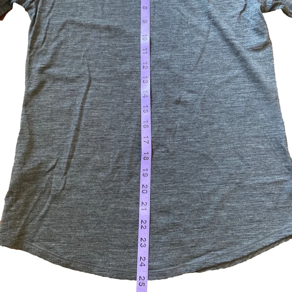 Cloudveil Women’s Heather Gray Long Sleeve Tee Size Small Small Merino Wool - Picture 6 of 6